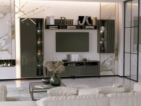 Модульная гостиная Оливия Графит Софт в Покачах - pokachi.mebel-tymen.ru | фото