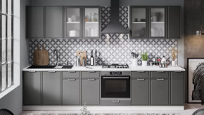 Модульная кухня «Белладжио» Белый, Софт графит в Покачах - pokachi.mebel-tymen.ru | фото