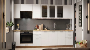 Модульная кухня «Габриэлла» Дуб крафт золотой/Сноу в Покачах - pokachi.mebel-tymen.ru | фото