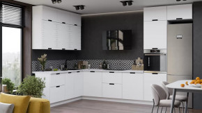 Модульная кухня «Гренада» Белый, Холст Белый в Покачах - pokachi.mebel-tymen.ru | фото