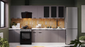 Модульная кухня «Гренада» Белый, Холст Вулкан в Покачах - pokachi.mebel-tymen.ru | фото