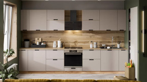 Модульная кухня «Гренада» Дуб Крафт золотой, Холст латте в Покачах - pokachi.mebel-tymen.ru | фото