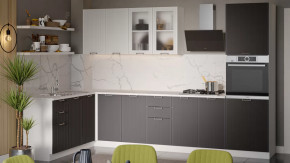 Модульная кухня «Кимберли» Белый, Сноу, Муссон в Покачах - pokachi.mebel-tymen.ru | фото