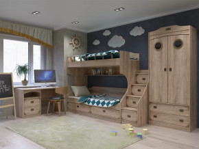 Модульная подростковая Мираж-1 Дуб баррик в Покачах - pokachi.mebel-tymen.ru | фото