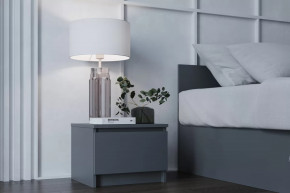 МОРИ ТПМ400.1 Тумба прикроватная (ш404*г350*в300мм), ЛДСП Графит (МП) в Покачах - pokachi.mebel-tymen.ru | фото