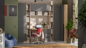 Набор детской мебели «Порто» №10 Яблоня Беллуно, Графит софт в Покачах - pokachi.mebel-tymen.ru | фото