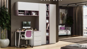 Набор детской мебели «Порто» №9 Белый жемчуг, Виола, Белый софт в Покачах - pokachi.mebel-tymen.ru | фото