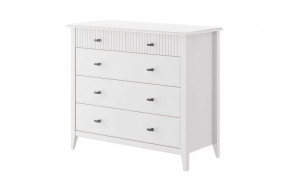 Никеа Комод 5 ящиков Белый в Покачах - pokachi.mebel-tymen.ru | фото