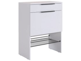 Обувница Баско белое дерево/белое дерево в Покачах - pokachi.mebel-tymen.ru | фото