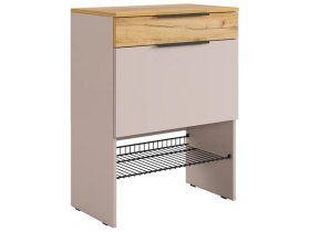 Обувница Баско кашемир/дуб крафт золотой в Покачах - pokachi.mebel-tymen.ru | фото