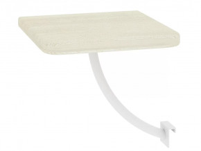 Полка прикроватная квадратная Милсон белая в Покачах - pokachi.mebel-tymen.ru | фото