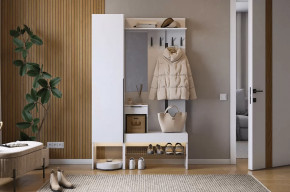 Прихожая Баско К3 белое дерево в Покачах - pokachi.mebel-tymen.ru | фото