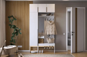Прихожая Баско К4 белое дерево в Покачах - pokachi.mebel-tymen.ru | фото
