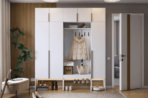 Прихожая Баско К7 белое дерево в Покачах - pokachi.mebel-tymen.ru | фото