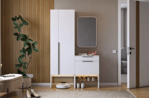 Прихожая Баско К8 белое дерево в Покачах - pokachi.mebel-tymen.ru | фото