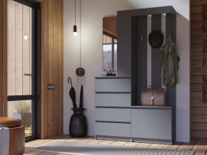 Прихожая Челси графит в Покачах - pokachi.mebel-tymen.ru | фото