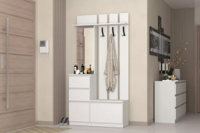 Прихожая Хилтон Белый в Покачах - pokachi.mebel-tymen.ru | фото