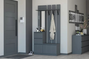 Прихожая Хилтон Графит в Покачах - pokachi.mebel-tymen.ru | фото