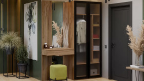 Прихожая «Порто» № 6 Яблоня Беллуно, Графит софт в Покачах - pokachi.mebel-tymen.ru | фото