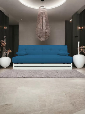 Прямой диван манго 1 Савана Деним/Планки белые в Покачах - pokachi.mebel-tymen.ru | фото