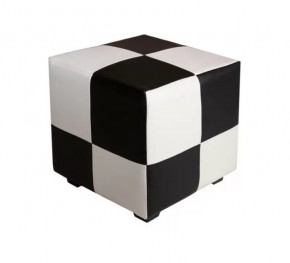 Пуф детский квадратный Марио (черно-белый) в Покачах - pokachi.mebel-tymen.ru | фото