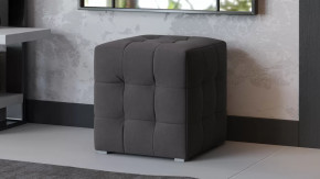 Пуф Тип 1 Велюр Графит в Покачах - pokachi.mebel-tymen.ru | фото