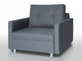 Кресло-кровать Реал 80 с подлокотниками графит в Покачах - pokachi.mebel-tymen.ru | фото