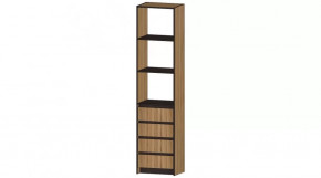 Серия Бостон Стеллаж 4 ящика дуб вотан в Покачах - pokachi.mebel-tymen.ru | фото