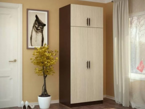 Шкаф 2-х створчатый с перегородкой венге/лоредо БТС в Покачах - pokachi.mebel-tymen.ru | фото