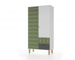 Шкаф 2-х створчатый "Story" (Овалы) в Покачах - pokachi.mebel-tymen.ru | фото