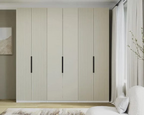 Шкаф 2250 Капучино нубук Аква в Покачах - pokachi.mebel-tymen.ru | фото