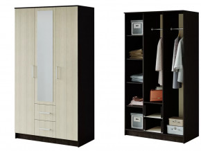 Шкаф 3-х створчатый Фиеста венге/лоредо в Покачах - pokachi.mebel-tymen.ru | фото