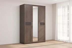 Шкаф 3-х створчатый с зеркалом Кэт-4 Венге Диал в Покачах - pokachi.mebel-tymen.ru | фото