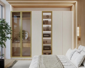 Шкаф 3000 Тальк Вельвет в Покачах - pokachi.mebel-tymen.ru | фото