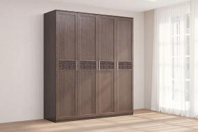 Шкаф 4-х створчатый Кэт-4 Венге Диал в Покачах - pokachi.mebel-tymen.ru | фото