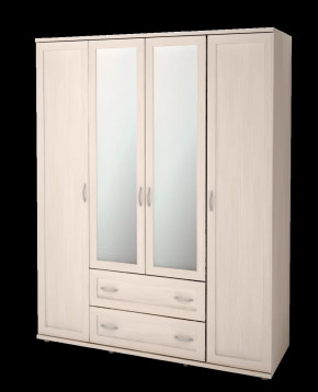 Шкаф для одежды 4-х дверный «Ника-Люкс» №19 в Покачах - pokachi.mebel-tymen.ru | фото