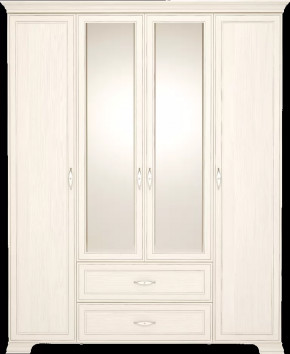 Шкаф для одежды 4-х дверный с зеркалом «Венеция» №2 в Покачах - pokachi.mebel-tymen.ru | фото