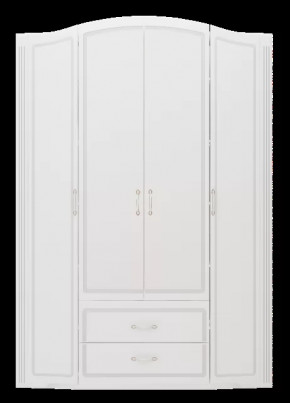 Шкаф для одежды четырехдверный без зеркала «Виктория» №2 в Покачах - pokachi.mebel-tymen.ru | фото