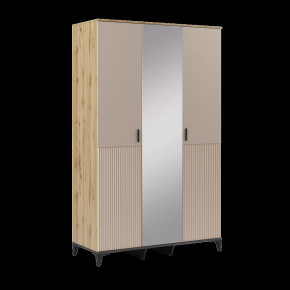 Шкаф для одежды и белья с зеркалом Дюна №1 в Покачах - pokachi.mebel-tymen.ru | фото