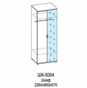 Шкаф для одежды и белья ШК-5004 Грейс в Покачах - pokachi.mebel-tymen.ru | фото