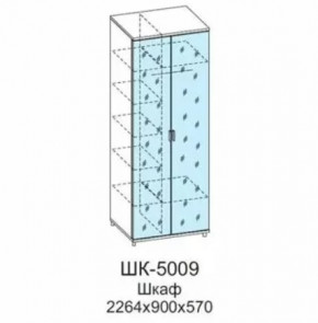 Шкаф для одежды и белья ШК-5009 Грейс в Покачах - pokachi.mebel-tymen.ru | фото