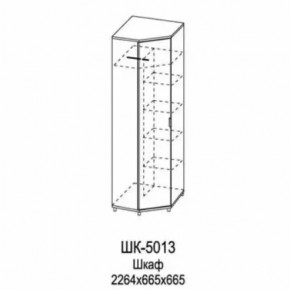 Шкаф для одежды и белья ШК-5013 Грейс в Покачах - pokachi.mebel-tymen.ru | фото