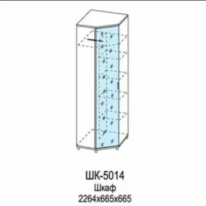 Шкаф для одежды и белья ШК-5014 Грейс в Покачах - pokachi.mebel-tymen.ru | фото