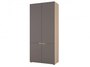 Шкаф двухстворчатый Анталия Сонома-Графит софт в Покачах - pokachi.mebel-tymen.ru | фото