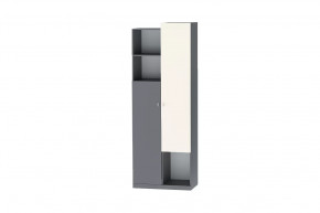 Шкаф Клео Шк-2, 800 мм, графит, миндаль Диал в Покачах - pokachi.mebel-tymen.ru | фото
