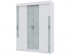 Шкаф купе Victor Белый-Бетон в Покачах - pokachi.mebel-tymen.ru | фото