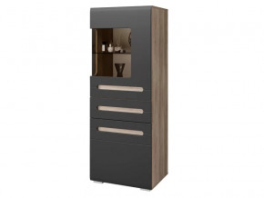 Шкаф Наоми ШК-24 графит нубук в Покачах - pokachi.mebel-tymen.ru | фото