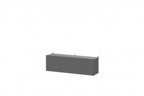 Шкаф навесной графит серый Денвер в Покачах - pokachi.mebel-tymen.ru | фото