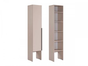 Шкаф однодверный L400 Баско кашемир в Покачах - pokachi.mebel-tymen.ru | фото