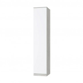 Шкаф-пенал Лори, 452 мм, дуб серый/белый в Покачах - pokachi.mebel-tymen.ru | фото